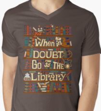 Go to the library Men's V-Neck T-Shirt