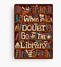 Go to the library Canvas Print