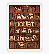 Go to the library Sticker