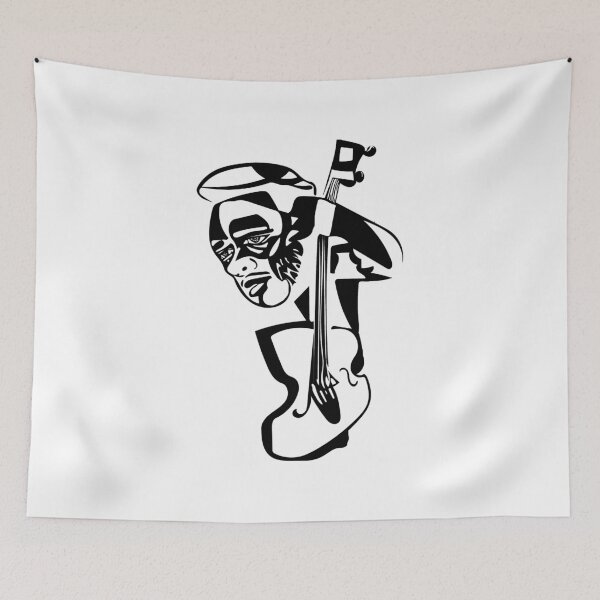 Item preview, Public Figure Flea Groove Music Retro Charles Mingus Vintage designed and sold by ElbertPineapple.