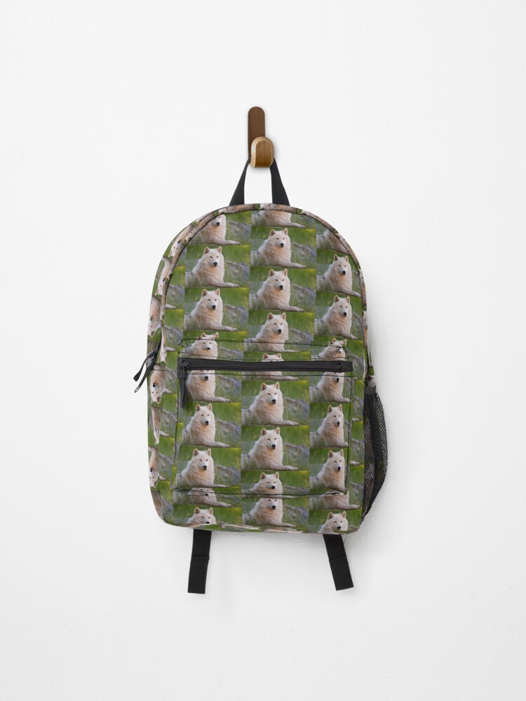 Thumbnail 1 von 3, Rucksack, Arctic Wolf designt und verkauft von WolvesOnly.