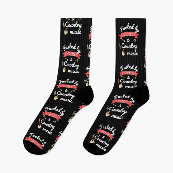 Item preview, Fueled By Coffee And Country Music For Funny Coffee Addict -  Fueled By Coffee And Country Music designed and sold by Funwithmusic.