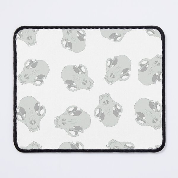Item preview, Cat skull pattern designed and sold by MarisaCArt.