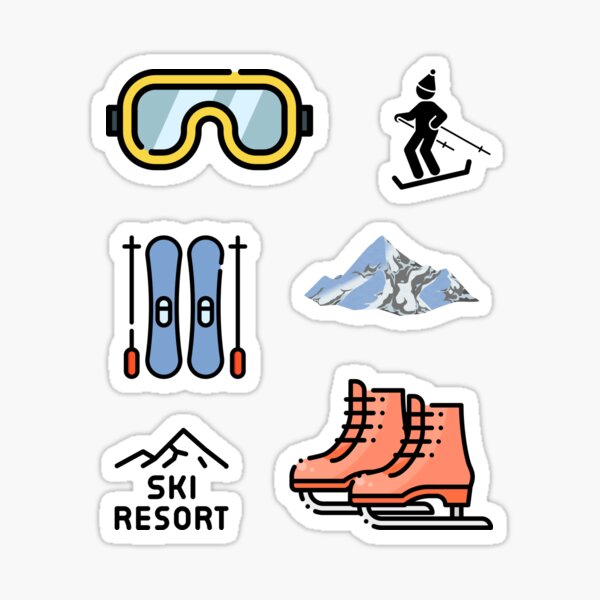 Ski Freestyle Ride - Université des Stickers Muraux