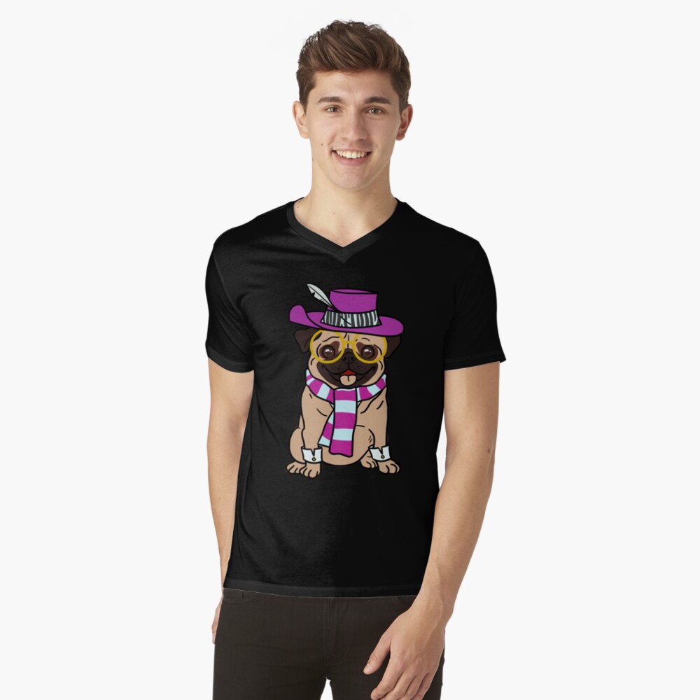 Item preview, V-Neck T-Shirt designed and sold by HarryPugger.