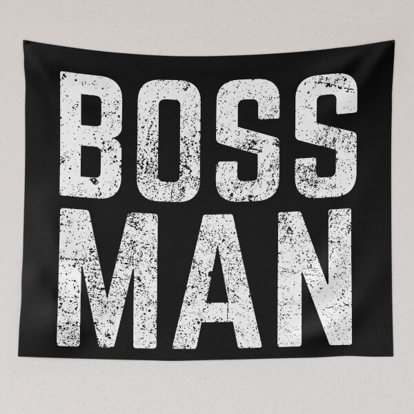 Item preview, BOSS MAN distressed designed and sold by KingsManKind.