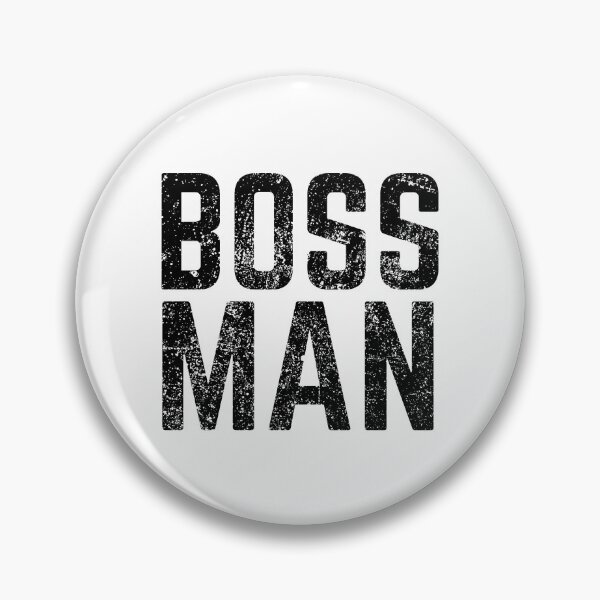 Item preview, BOSS MAN distressed 2 designed and sold by KingsManKind.