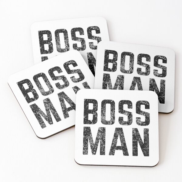 Item preview, BOSS MAN distressed 2 designed and sold by KingsManKind.