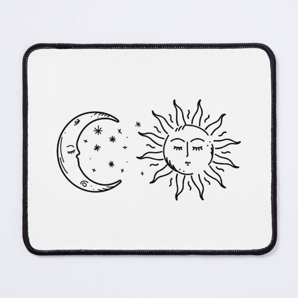 Item preview, Sun and moon black and white designed and sold by Caterina  Fungher.