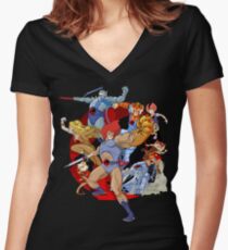 Camiseta entallada de cuello en V Thundercats