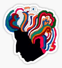 Bob Dylan Rainbow Sticker