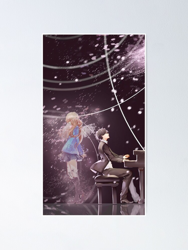 Shigatsu wa Kimi no Uso Art Board Print for Sale by mengekon