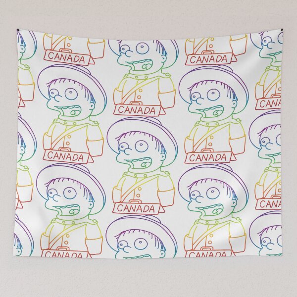 Item preview, O' Canada | Canadian Pride | Neon Rainbow Art | Classic Cartoon Design designed and sold by Natsukashi-Tee.