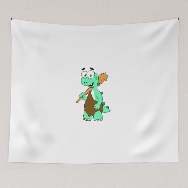 Item preview, Cartoon illustration of a Tyrannosaurus Rex caveman. designed and sold by StocktrekImages.