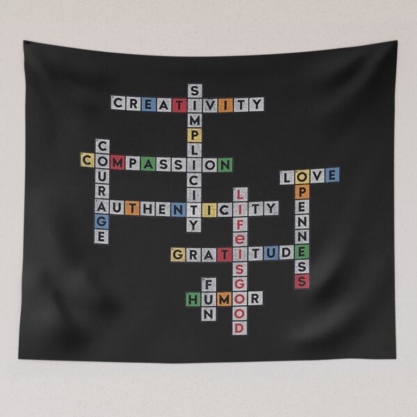 Item preview, Good Life Crossword, Positive Vibes, Good character, Good male traits designed and sold by Nostrathomas66.