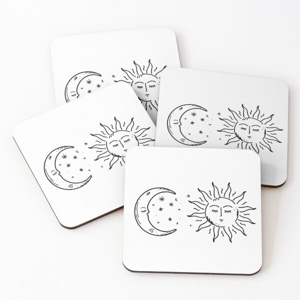 Item preview, Sun and moon black and white designed and sold by Caterina  Fungher.