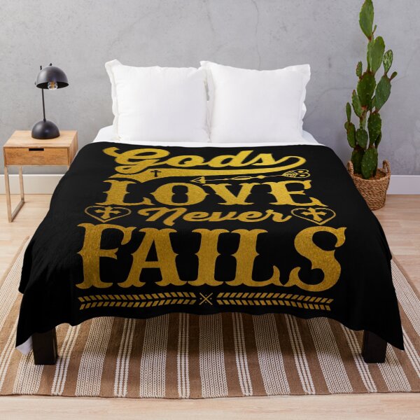 Item preview, Gods Love Never Fails, Love Lord My Superhero designed and sold by chris299.