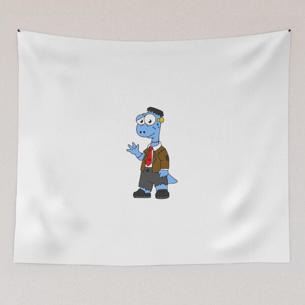 Item preview, Illustration of a Brontosaur dressed up as frankenstein. designed and sold by StocktrekImages.