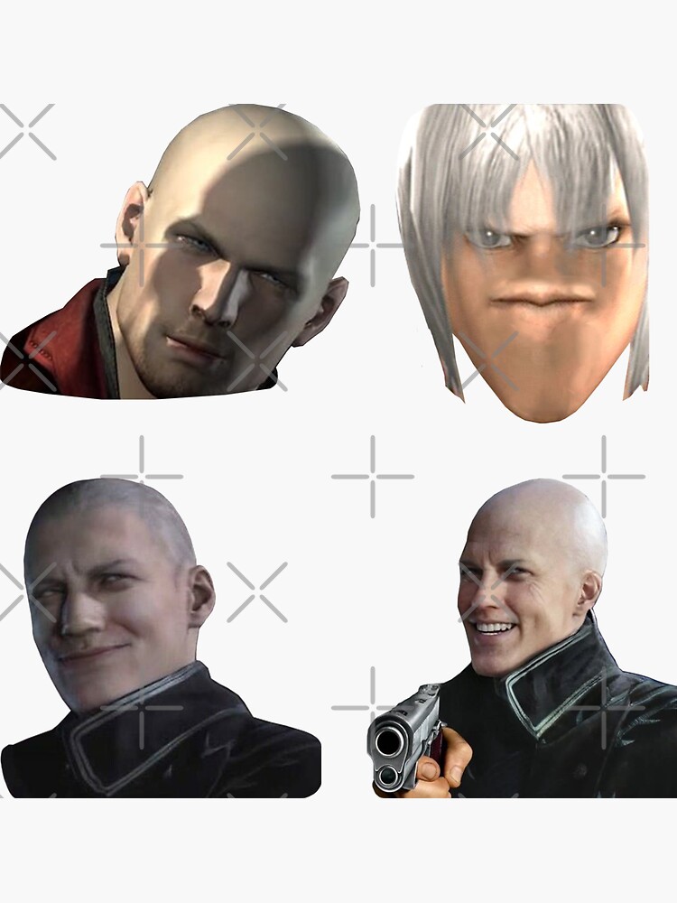 Vergil Devil May Cry funny face meme Poster for Sale by KefrostDs