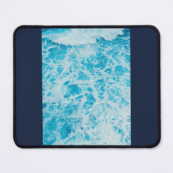 Item preview, Blue Ocean Waves Summer Vibe Marble Pattern designed and sold by GoyetteTravon.
