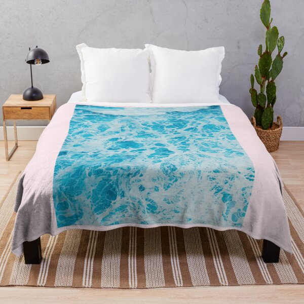 Item preview, Blue Ocean Waves Summer Vibe Marble Pattern designed and sold by GoyetteTravon.