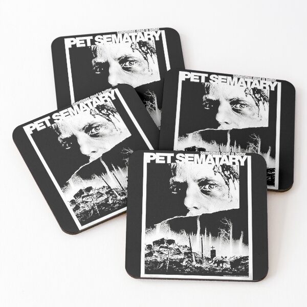 Item preview, Natural Beauty Cemetery Gravestone Death Film Black And White Poster Pet Sematary Halloween Gift For Fan designed and sold by ElbertPineapple.