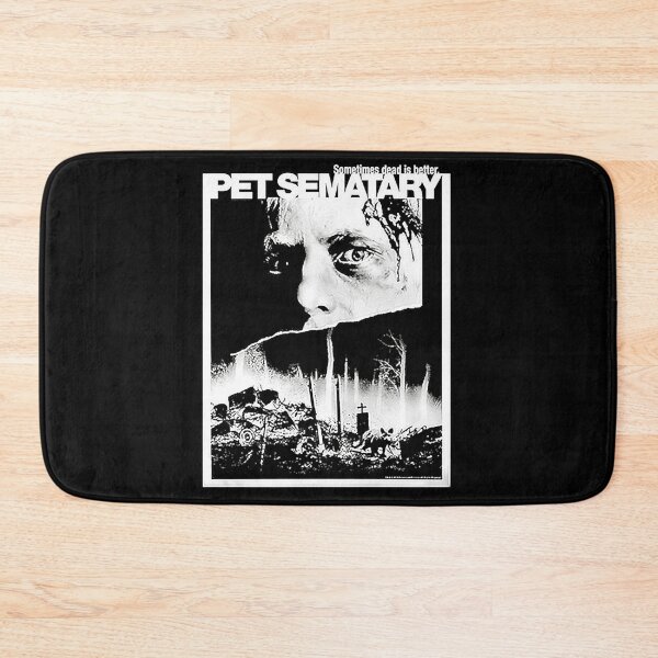 Item preview, Natural Beauty Cemetery Gravestone Death Film Black And White Poster Pet Sematary Halloween Gift For Fan designed and sold by ElbertPineapple.