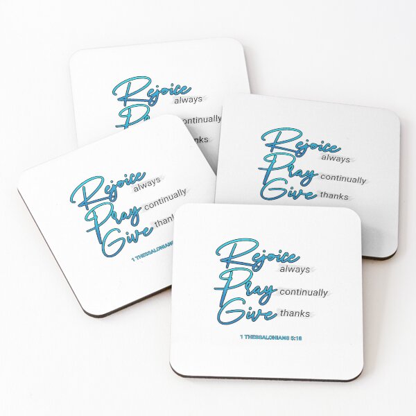 Item preview, Rejoice Always, Pray Continually, Give Thanks - 1 Thessalonians 5:18 designed and sold by TatteredFaith.