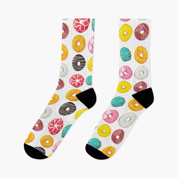 Item preview, Donuts on Ur fEEtzies! Colorful Donut Socks designed and sold by fEEtzies2.