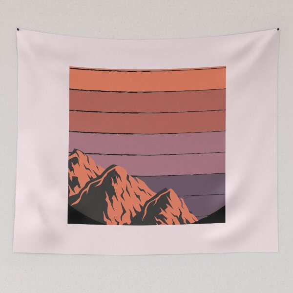 Item preview, cloudedsunset Outdoor Sunset Mountains Chiffon Top designed and sold by GoyetteTravon.