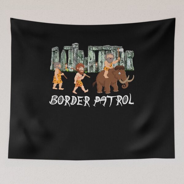Item preview, Natural Beauty Cemetery Gravestone Death Film Border Patrol Ancient Prehistoric Caveman Border Contr designed and sold by ElbertPineapple.