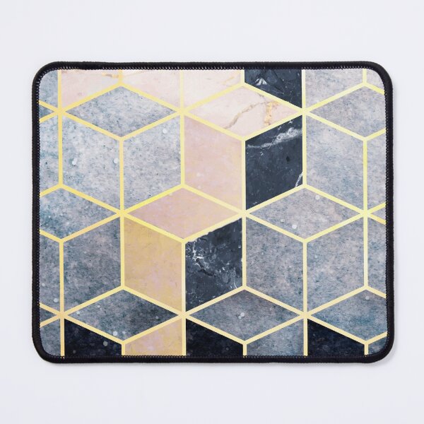 Item preview, Blue & Gold Modern Geometric designed and sold by newburyboutique.