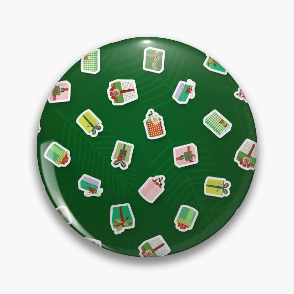 Item preview, Christmas Holiday Gifts Pattern with Pine Needles designed and sold by BigAl3D.