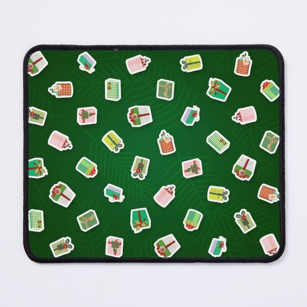 Item preview, Christmas Holiday Gifts Pattern with Pine Needles designed and sold by BigAl3D.