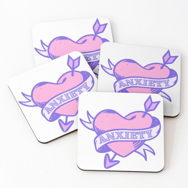 Item preview, Anxiety Heart designed and sold by bridglet.