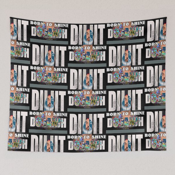 Item preview, Diljit Dosanjh Painting Premium  designed and sold by Elagon.