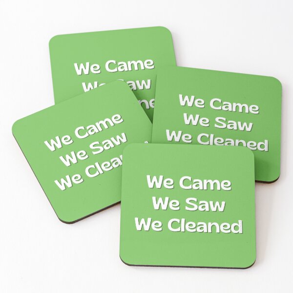 Item preview, We Came We Saw We Cleaned Janitor Cleaning Lady Housekeeping designed and sold by SavvyCleaner.