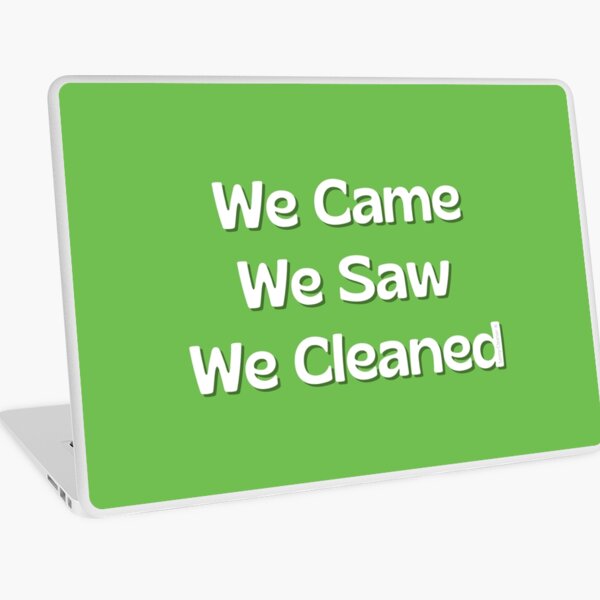 Item preview, We Came We Saw We Cleaned Janitor Cleaning Lady Housekeeping designed and sold by SavvyCleaner.