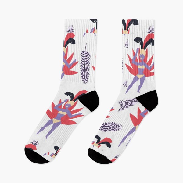 Item preview, Tropical dancer pink red and yellow design designed and sold by BailemosBachata.