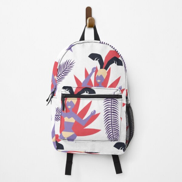 Item preview, Tropical dancer pink red and yellow design designed and sold by BailemosBachata.