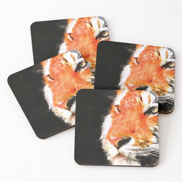 Item preview, Tiger Head Digital Painting designed and sold by NeavesPhoto.