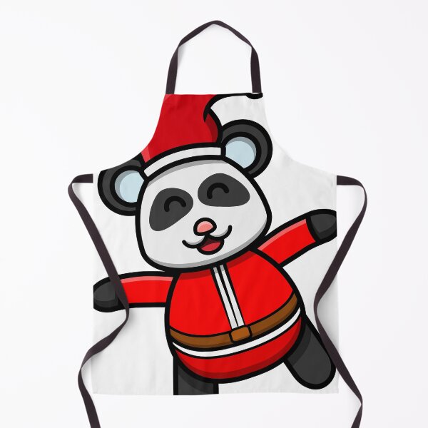 Item preview, Sticker and Label Of Cute Baby Christmas Panda designed and sold by tedykurniawan12.