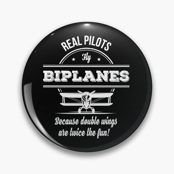 Item preview, Real Pilots Fly Biplanes Because ... designed and sold by stearman.