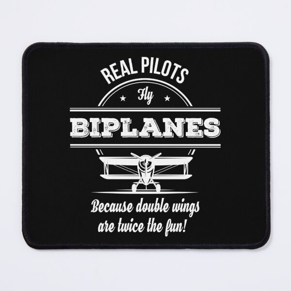 Item preview, Real Pilots Fly Biplanes Because ... designed and sold by stearman.