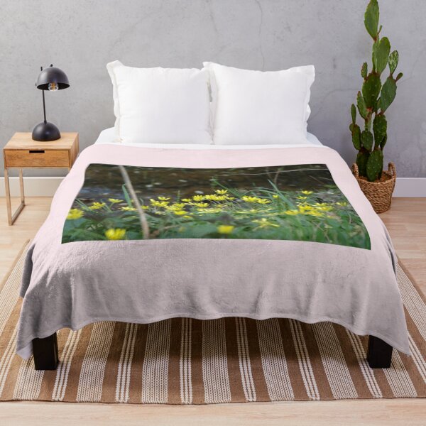 Item preview, Small yellow flowers next to a small river designed and sold by GoyetteTravon.