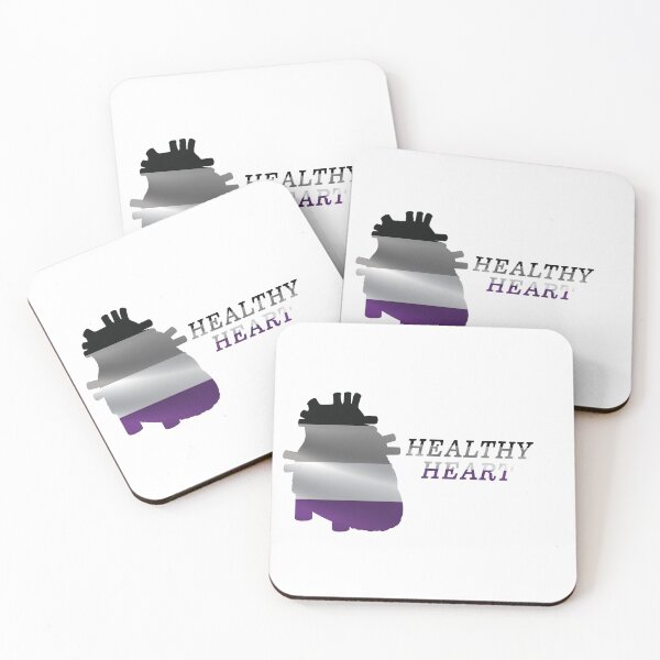 Item preview, Human Heart, Asexual, Gift Idea, Non-Sexual, Genderless, Asexuality Pride, ACE designed and sold by LusterCraft.