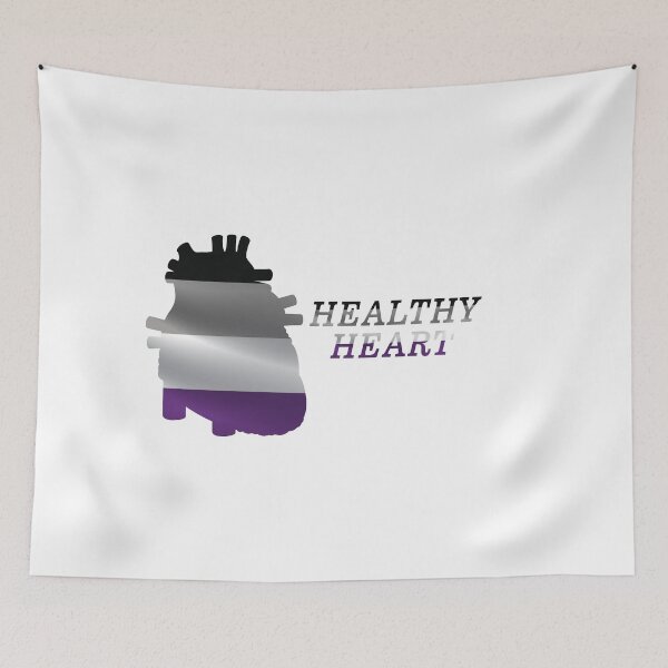Item preview, Human Heart, Asexual, Gift Idea, Non-Sexual, Genderless, Asexuality Pride, ACE designed and sold by LusterCraft.