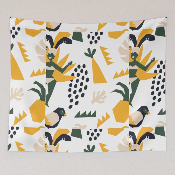 Item preview, Tropical South America pattern design designed and sold by BailemosBachata.