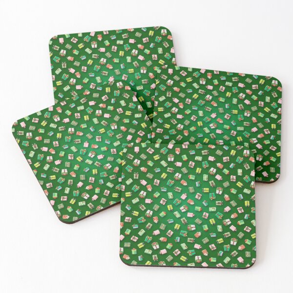 Item preview, Christmas Holiday Gifts Pattern with Pine Needles designed and sold by BigAl3D.