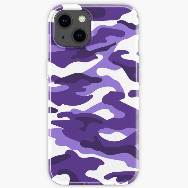 Purple Camo iPhone Soft Case